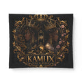 King & Queen KUROKAMIIX Cotton Comforter — Regal Black Floral Yin Yang Bedding