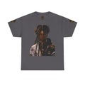 Kurokamiix Anime-Style Graphic Tee — Black Kami Portrait Shirt