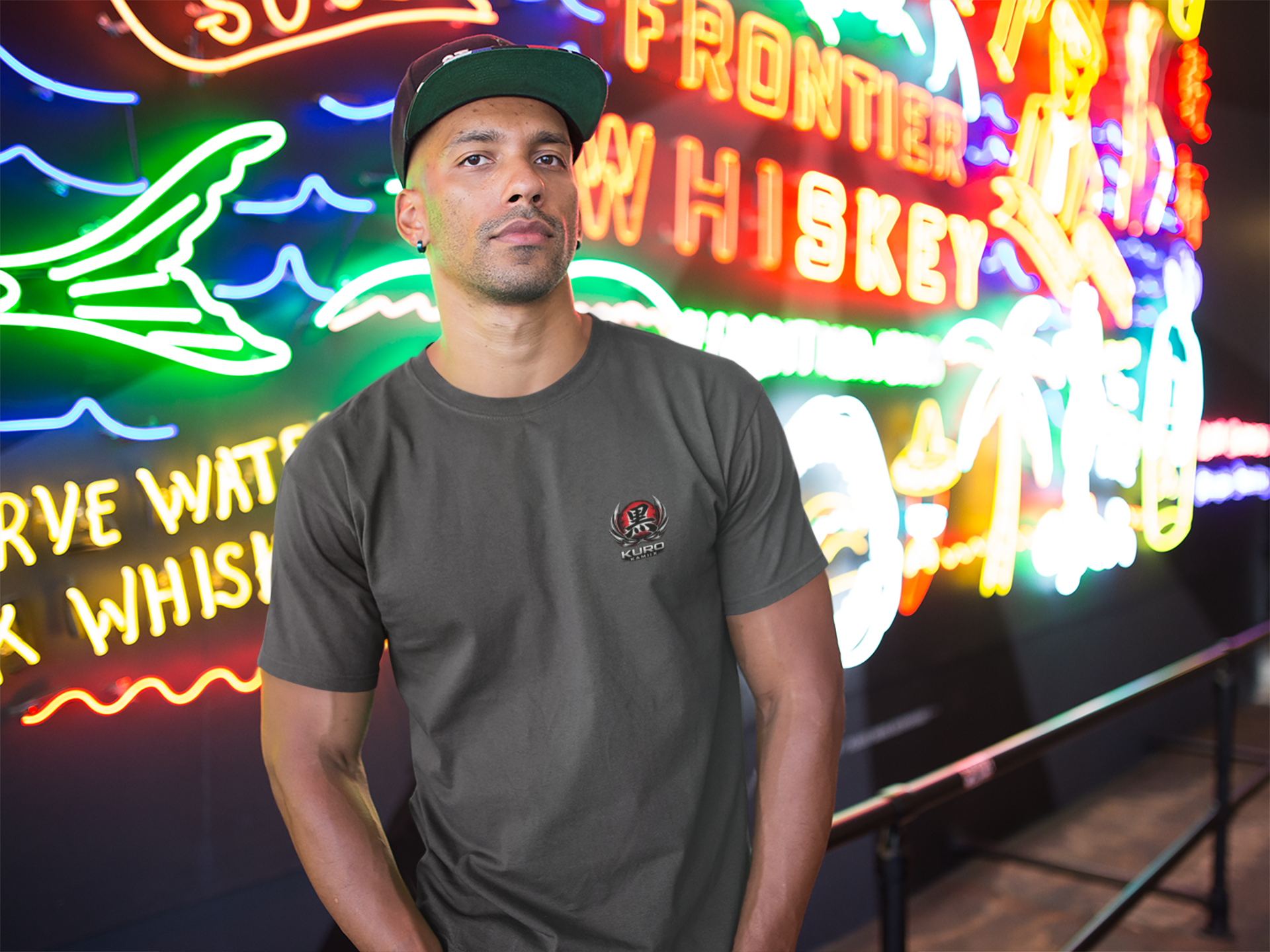 Unisex Garment-Dyed Heavyweight Cotton Tee KURO KAMIIX | INTRO COLLECTION EPISODE 1