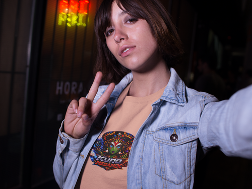 KURO KAMIIX – QUEEN GALAXA GODDESS OF BALANCE BOXY TEE