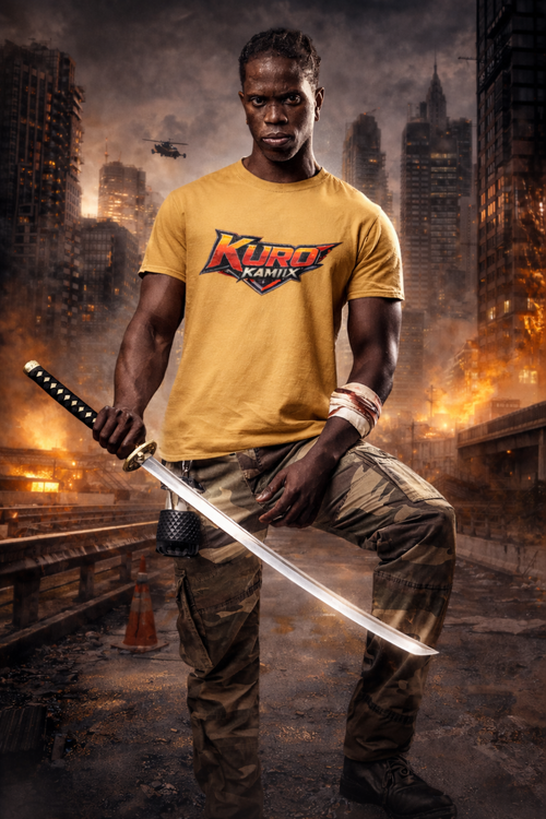 Male african anime Urban Heavy Tee