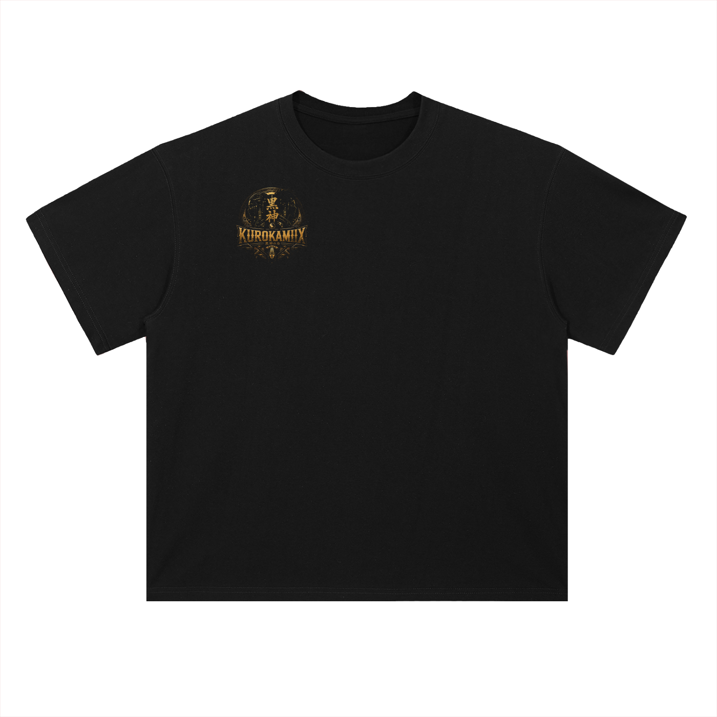 KURO Drop Shoulder Cotton T-Shirt