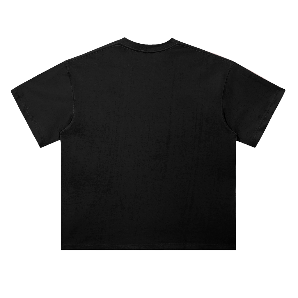 KURO Drop Shoulder Cotton T-Shirt