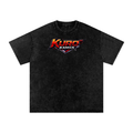 SON KURO Snow Washed Oversized Cotton T-Shirt