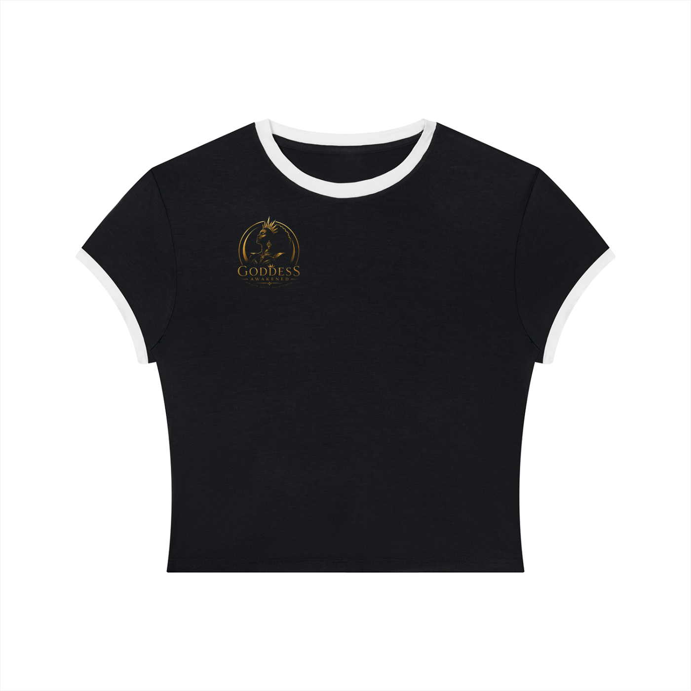 GODDESS AWAKEN Slim Color Block T-Shirt